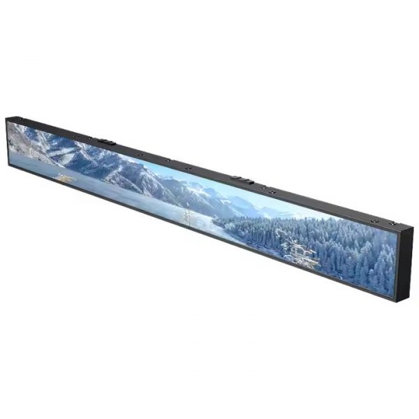 Custom size LCD supermarket indoor advertising media player bar screen - Image 2