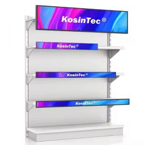 Custom size LCD supermarket indoor advertising media player bar screen