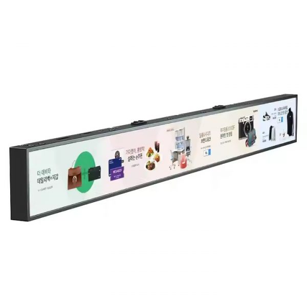 Custom size LCD supermarket indoor advertising media player bar screen - Image 6