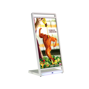 Indoor lithium battery L-shaped digital signage