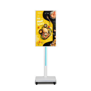 32" Indoor lithium battery rotating digital signage